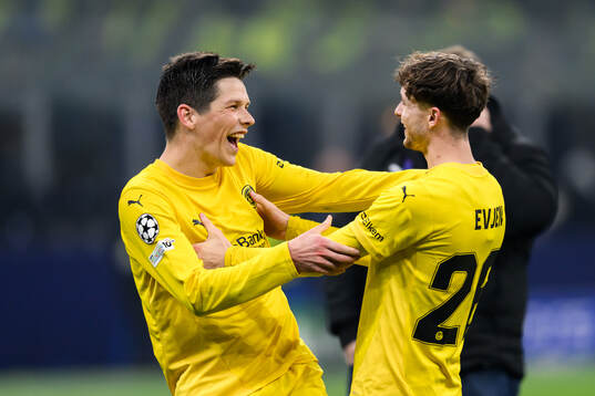 Sondre Brunstad Fet and Håkon Evjen of Bodø/Glimt