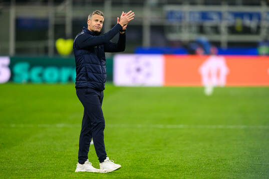 Head coach Kjetil Knutsen of Bodø/Glimt celebrates