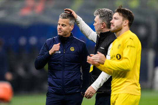Head coach Kjetil Knutsen of Bodø/Glimt celebrates