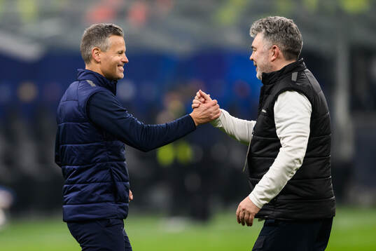 Head coach Kjetil Knutsen of Bodø/Glimt celebrates