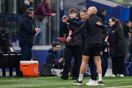Head coach Kjetil Knutsen of Bodø/Glimt celebrates