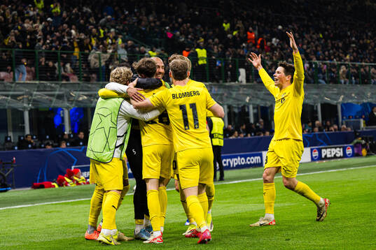 Håkon Evjen of Bodø/Glimt celebrates
