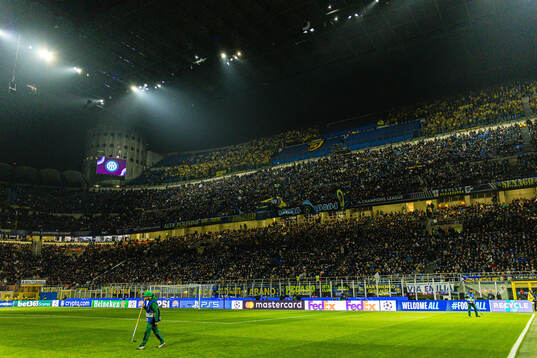 Spectators in the stands