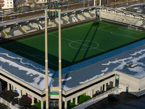 Exteriör av Nordic Wellness Arena