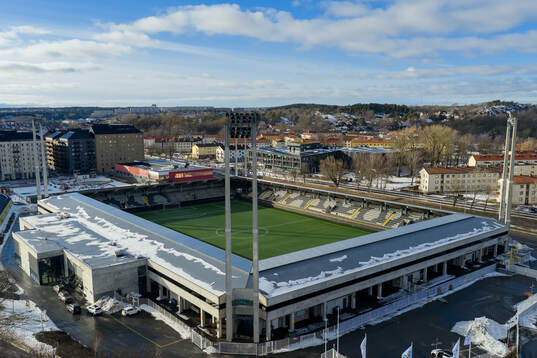 Exteriör av Nordic Wellness Arena