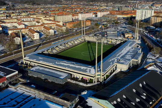 Exteriör av Nordic Wellness Arena
