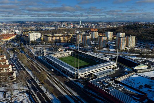 Exteriör av Nordic Wellness Arena