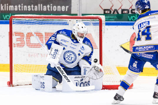 Leksands målvakt Filip Larsson
