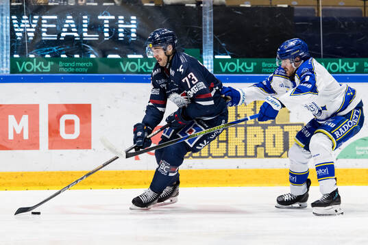 Linköpings Nicholas Shore och Leksands Gabriel Fortier