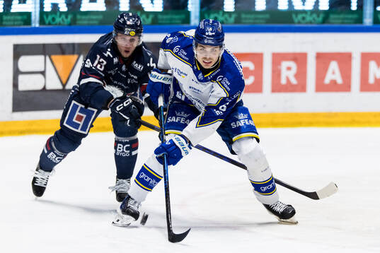 Linköpings Jakub Vrana och Leksands Alexander Lundqvist