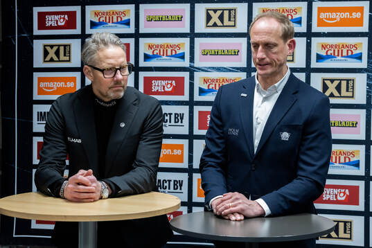 Leksands tränare Johan Hedberg och Linköpings tränare