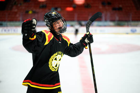 Brynäs Anna Andersson jublar