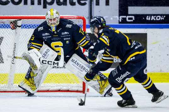 Södertäljes målvakt Love Härenstam