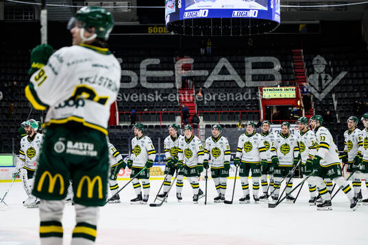 Björklövens spelare jublar