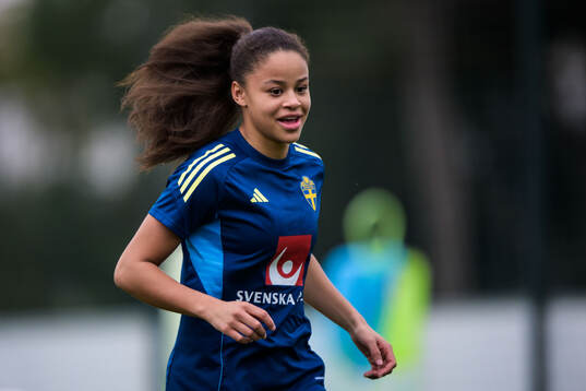 Felicia Schröder of the Swedish women's national football