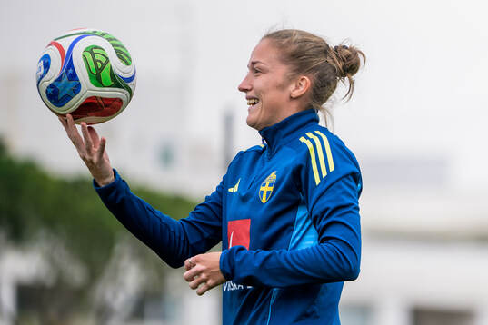 Filippa Angeldahl of the Swedish women's national football