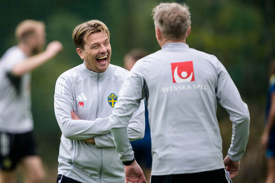 Head coach Tony Gustavsson of the Swedish women's national