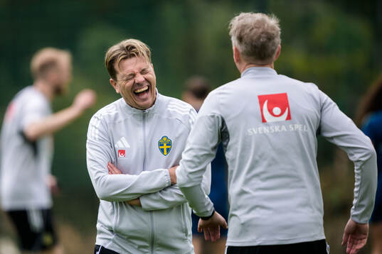 Head coach Tony Gustavsson of the Swedish women's national