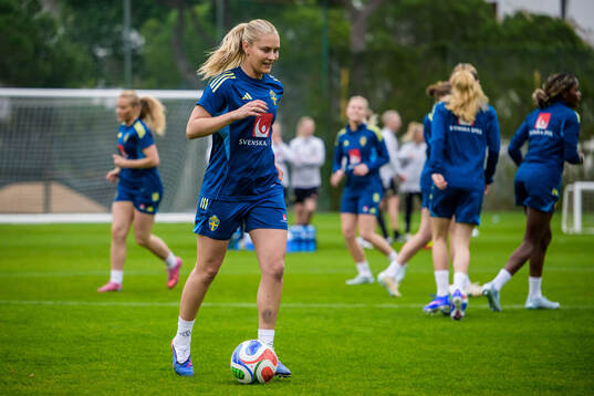 Amanda Nildén of the Swedish women's national football at