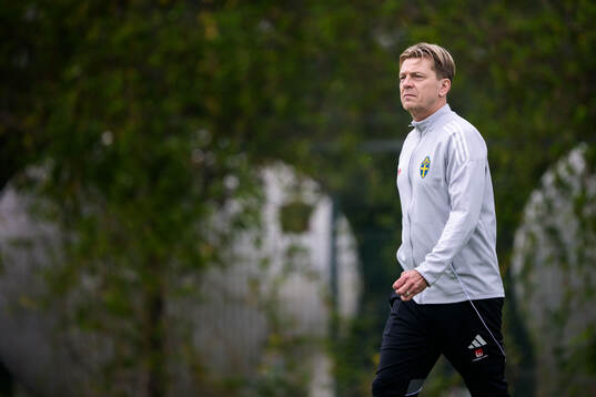 Head coach Tony Gustavsson of the Swedish women's national
