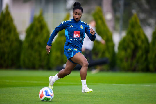 Monica Jusu Bah of the Swedish women's national football at