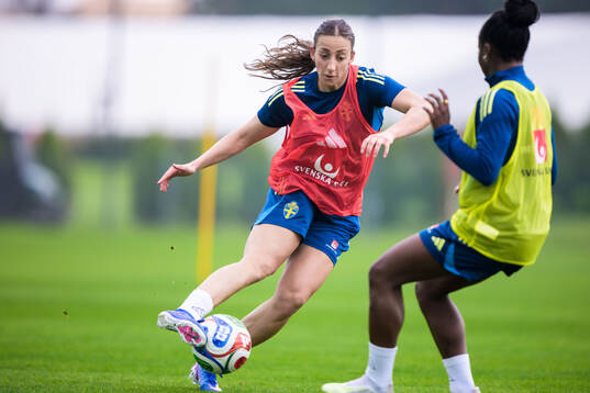 Rosa Kafaji of the Swedish women's national football at a