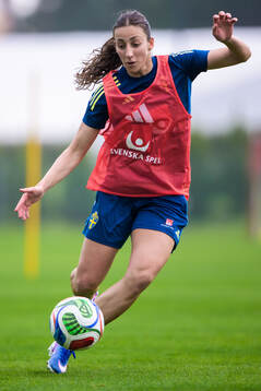 Rosa Kafaji of the Swedish women's national football at a