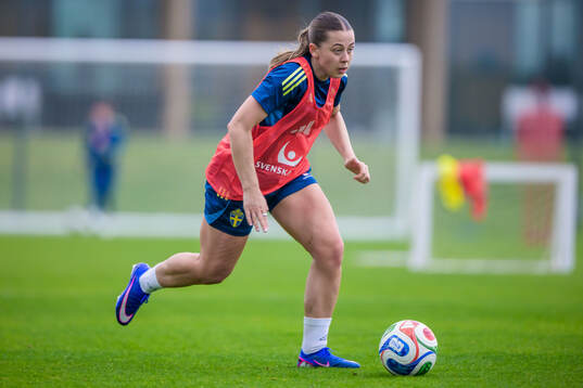 Cornelia Kapocs of the Swedish women's national football at