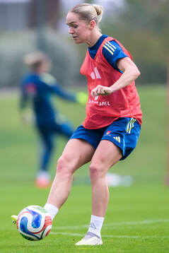 Hanna Lundkvist of the Swedish women's national football at