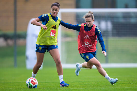 Felicia Schröder and Julia Zigiotti Olme of the Swedish