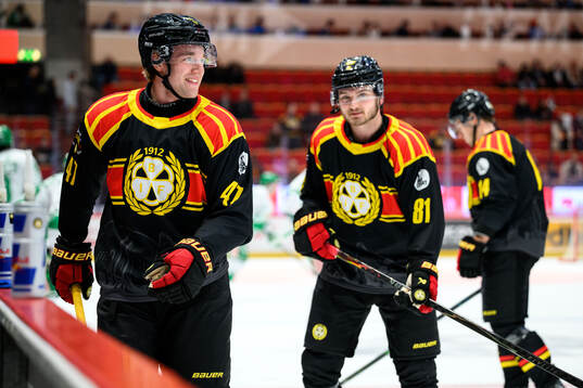 Brynäs Lucas Pettersson och Kieffer Bellows