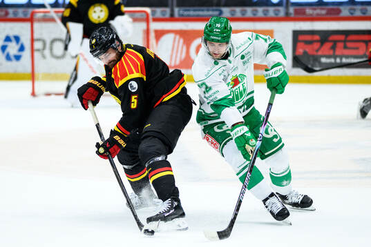 Brynäs Michal Kempny och Rögles Daniel Zaar