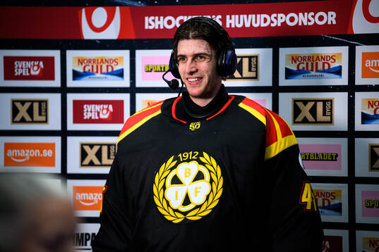 Brynäs målvakt Damian Clara
