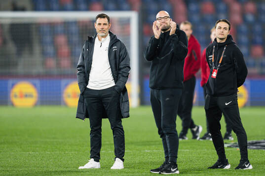 Head coach Freyr Alexandersson and assistent coach Jonathan