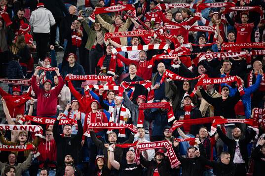 Spectators in the stands