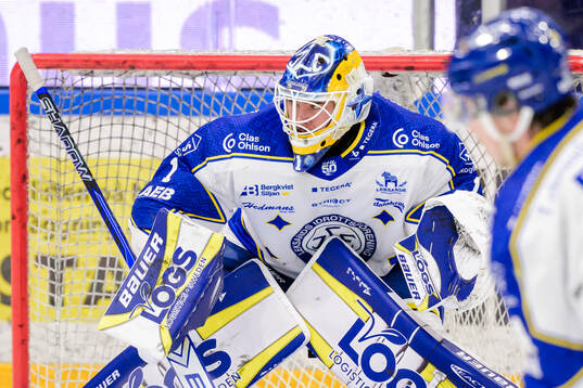 Leksands målvakt Marcus Gidlöf