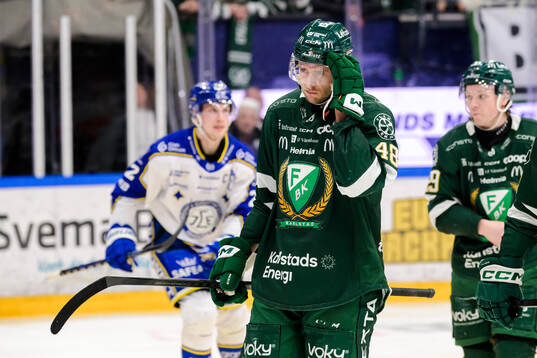 Färjestads Filip Roos deppar
