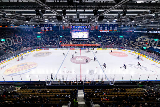 Interiör vy från Vida arena