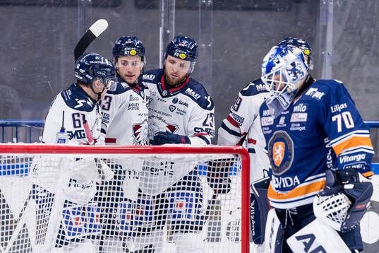 Linköpings Markus Ljungh, Jakub Vrana och Robin Kovacs