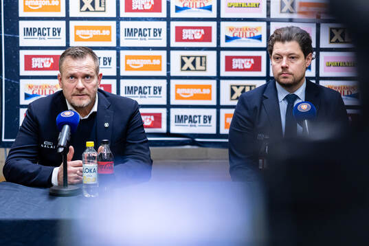 Växjös assisterande tränare Joakim Fagervall och