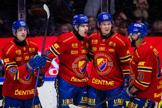 Djurgårdens Anton Frondell jublar