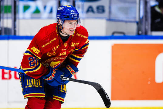 Djurgårdens Gustav Lindström jublar