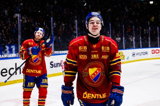 Djurgårdens Anton Frondell jublar
