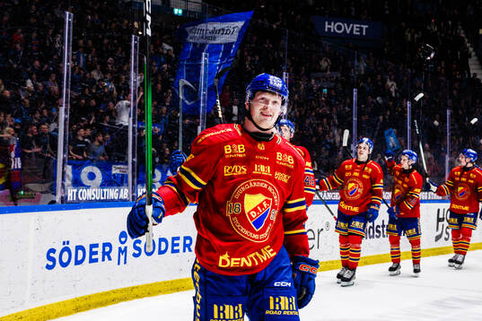 Djurgårdens Samuel Solem jublar
