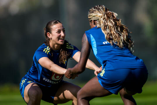 Rosa Kafaji of the Swedish women's national football team