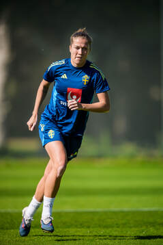 Filippa Angeldahl of the Swedish women's national football