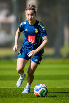 Julia Zigiotti Olme of the Swedish women's national
