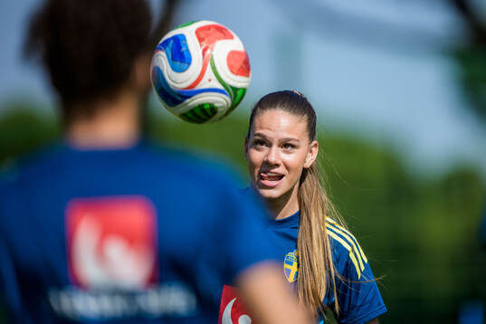 Bella Andersson of the Swedish women's national football