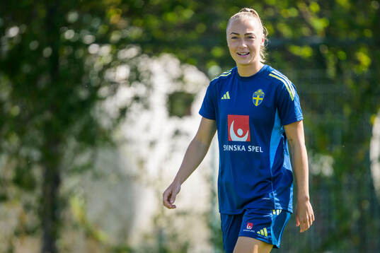 Hanna Bennison of the Swedish women's national football
