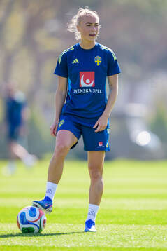 Hanna Bennison of the Swedish women's national football